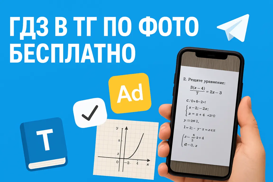 ГДЗ в ТГ по фото бесплатно