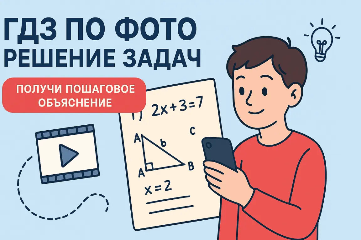 ГДЗ по фото решение задач: как это работает