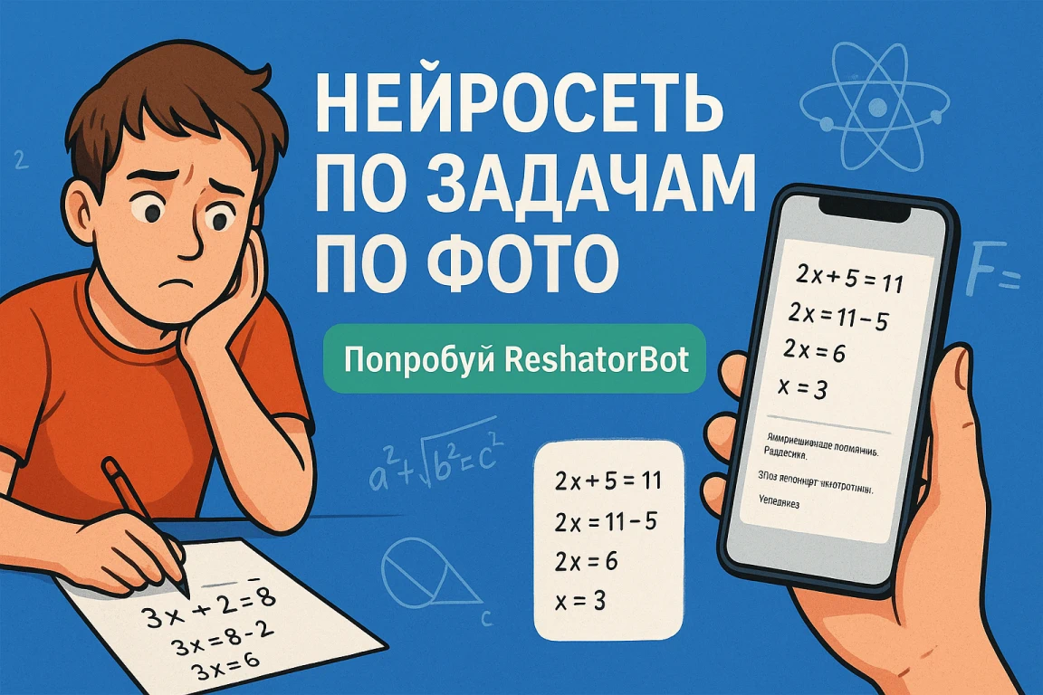 Чат решающий задачи по фото: почему reshatorbot — это реально удобно
