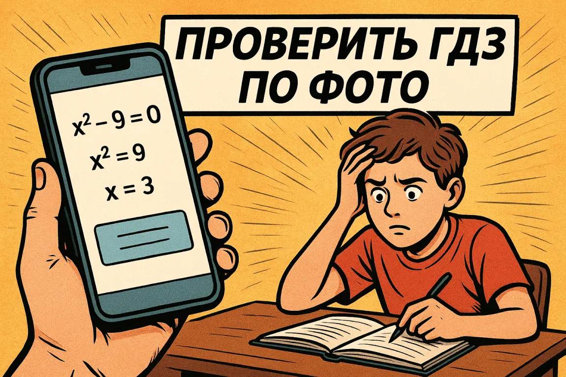 Проверить ГДЗ по фото: как это работает